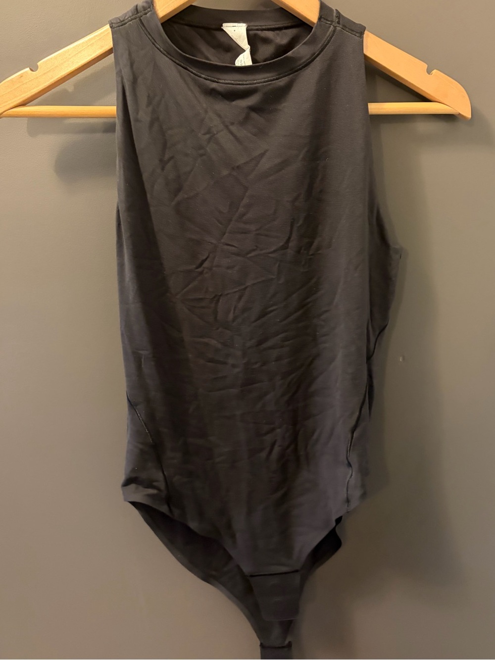 Lululemon Black Sleeveless Bodysuit